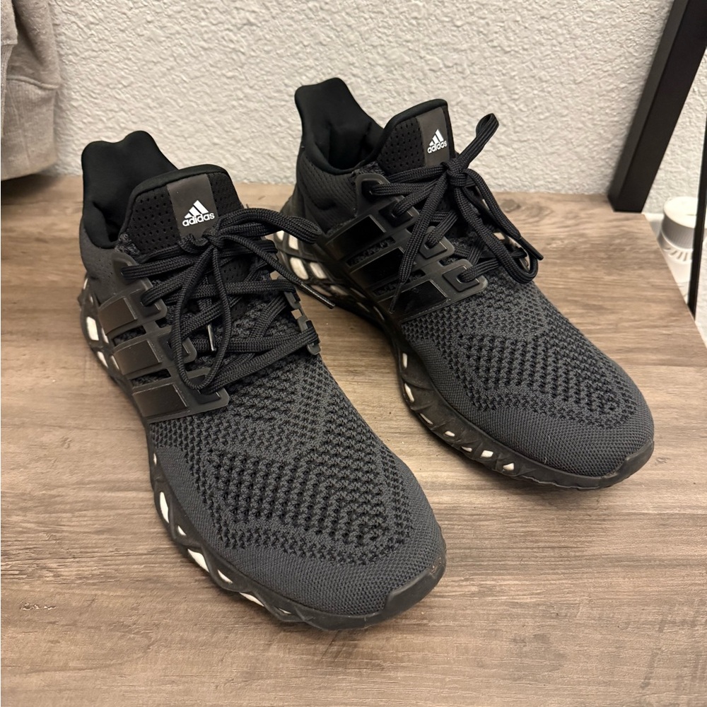 Adidas Triple Black Athletic Sneakers
